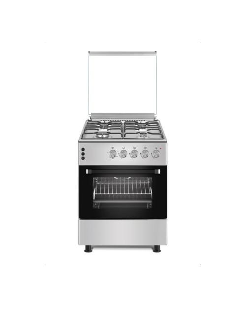 Cucina 4 fuochi con forno a gas ventilato e grill elettrico Flora 60