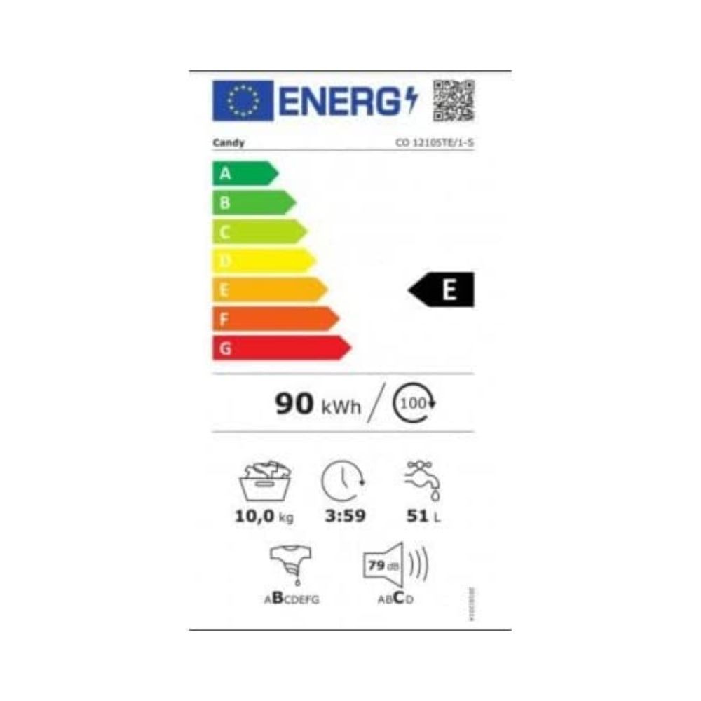 Lavatrice Candy 10 kg classe E CO12105TE1S