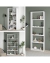 Libreria estensibile angolare Wish 72x22x200h colore bianco