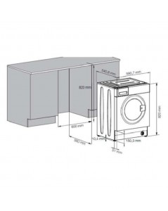 Lavatrice incasso Beko 7 kg classe A+++ WITC7612BOW