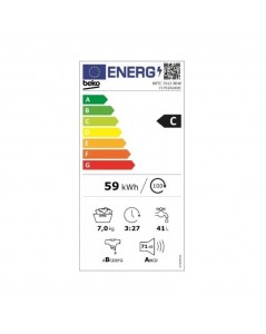 Lavatrice incasso Beko 7 kg classe A+++ WITC7612BOW