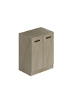 Mobile bagno due ante 71x50x85,5 colore argilla