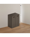 Mobile bagno due ante 71x50x85,5 colore fango