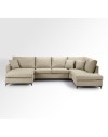 Divano angolare Park destro 326x168x88h colore cappuccino