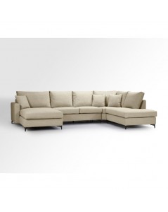 Divano Angolare Park Destro 326x168x88h Colore Cappuccino