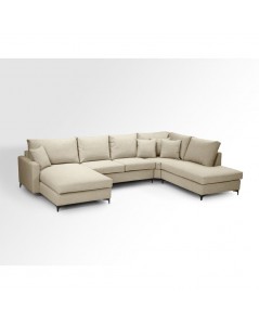 Divano Angolare Park Destro 326x168x88h Colore Cappuccino