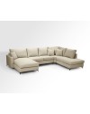 Divano angolare Park destro 326x168x88h colore cappuccino