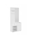 Mobile ingresso con specchio Image41B colore bianco