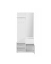 Mobile ingresso con specchio Image41B colore bianco