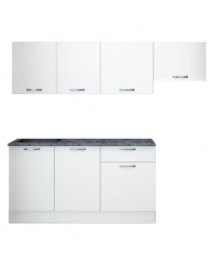 Cucina 220 cm Frosinone con Elettrodomestici Colore Bianco Prezzo