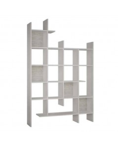 Libreria 6 Ripiani Manco 122x25.5x188H Colore Bianco Prezzo