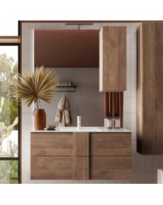 Mobile Bagno Sospeso Salemi80 Colore Rovere Mercure Prezzo