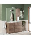 Mobile bagno doppia vasca Salemi120 colore rovere mercure