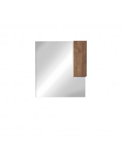 Specchio Bagno con Pensile e Lampada LED Salemi 80x110h Rovere Mercure