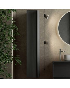 Colonna Bagno Sospesa Adam 26x168h Colore Nero Frassinato Prezzo