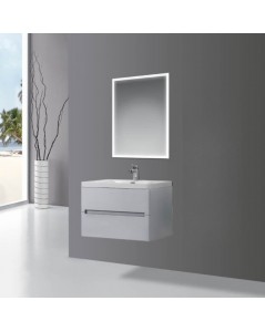 Mobile Bagno Sospeso Varano 90x48x55 Colore Grigio Chiaro Prezzo