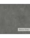 Tavolo rettangolare allungabile 120x80 struttura antracite e piano retro grey Monster