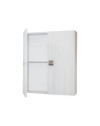 Pensile bagno 2 ante 60x17x70 bianco larice Blanca