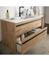 Mobile bagno sospeso rovere ostippo 2 cassetti 60x45x54h Ador60