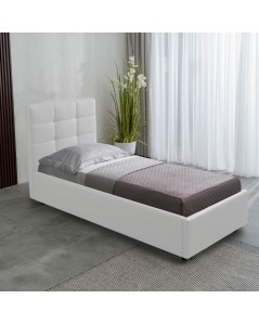 Letto Singolo con Contenitore Napoli Bianco Prezzo