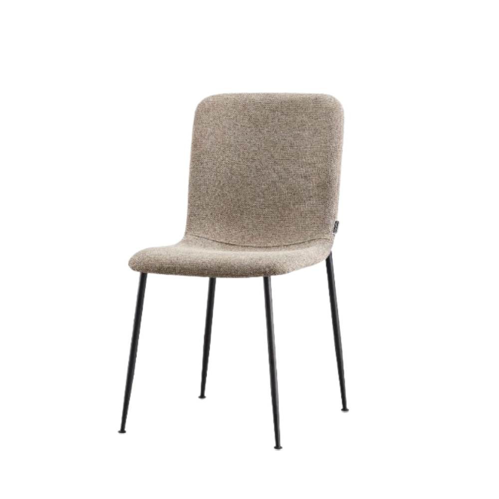 Sedia con seduta ergonomica tessuto beige Patrug