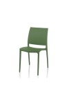 Sedia polipropilene verde menta design ergonomico Curtis