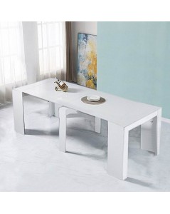 Consolle Ofelia 90x50x75h Allungabile a 3 Metri Colore Bianco Prezzo