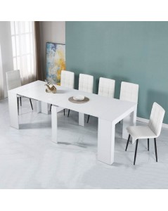 Consolle Ofelia 90x50x75h Allungabile a 3 Metri Colore Bianco Prezzo