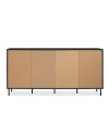 Credenza blue navy 4 ante Caracas51A 180X40X90H