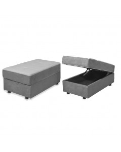 Divano Letto con Penisola Reversibile grigio Kutri Prezzo