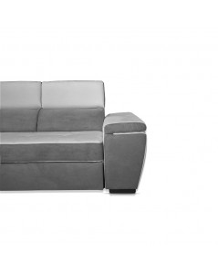 Divano Letto con Penisola Reversibile grigio Kutri Prezzo