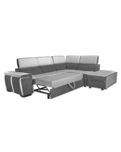 Divano Letto con Penisola Reversibile grigio Kutri Prezzo