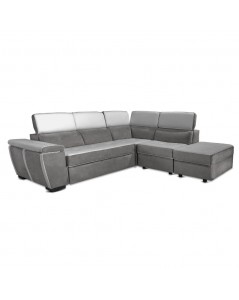 Divano Letto con Penisola Reversibile grigio Kutri Prezzo