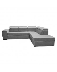 Divano Letto con Penisola Reversibile grigio Kutri Prezzo