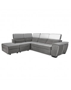 Divano Letto con Penisola Reversibile grigio Kutri Prezzo