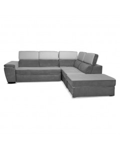 Divano Letto con Penisola Reversibile grigio Kutri Prezzo