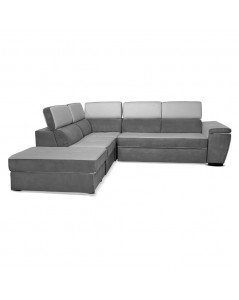 Divano Letto con Penisola Reversibile grigio Kutri Prezzo