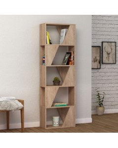 Libreria 5 Ripiani Frame 54x168 Colore Rovere Prezzo