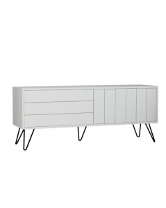 Porta TV Bianco con Due ante a Ribalta Piccadilly 139x36x57 Prezzo