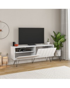 Porta TV Bianco con Due ante a Ribalta Piccadilly 139x36x57 Prezzo