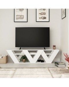 Porta TV Ralla 158x30x40h Colore Bianco Prezzo