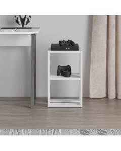 Comodino Due Ripiani Lonie 34x30x55h Colore Bianco Prezzo