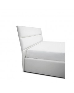 Letto Matrimoniale Contenitore Ios Ecopelle Colore Bianco Prezzo