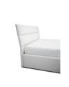 Letto matrimoniale contenitore Ios ecopelle colore bianco