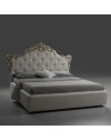 Letto matrimoniale con contenitore Savoia colore bianco