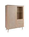 Credenza 2 ante e 2 cassetti effetto vimini Bali53ANEW