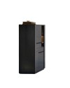 Vetrina credenza 2 ante nero Alce 117x49x157h