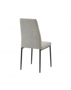 Sedia da Pranzo Tessuto Tortora Adara 63.5x44x89h Prezzo