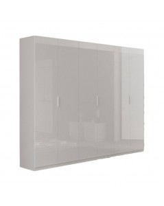 Armadio 6 Ante Bianco Lucido Pavese 275x55x240h Offerta