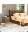 Camera da letto Quinn con letto contenitore colore bronzo e noce mercure